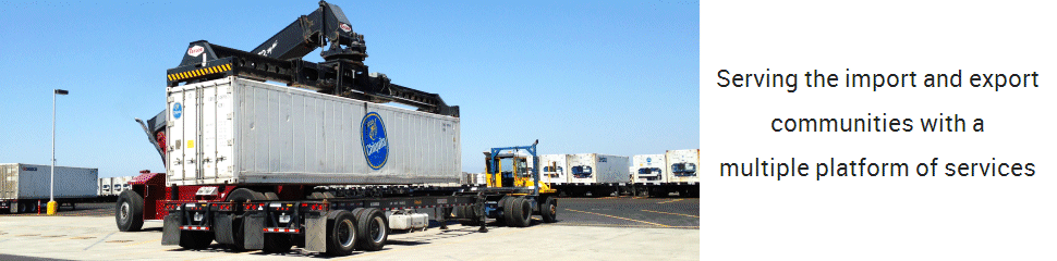 Serving the import and export communities with a multiple platform of services